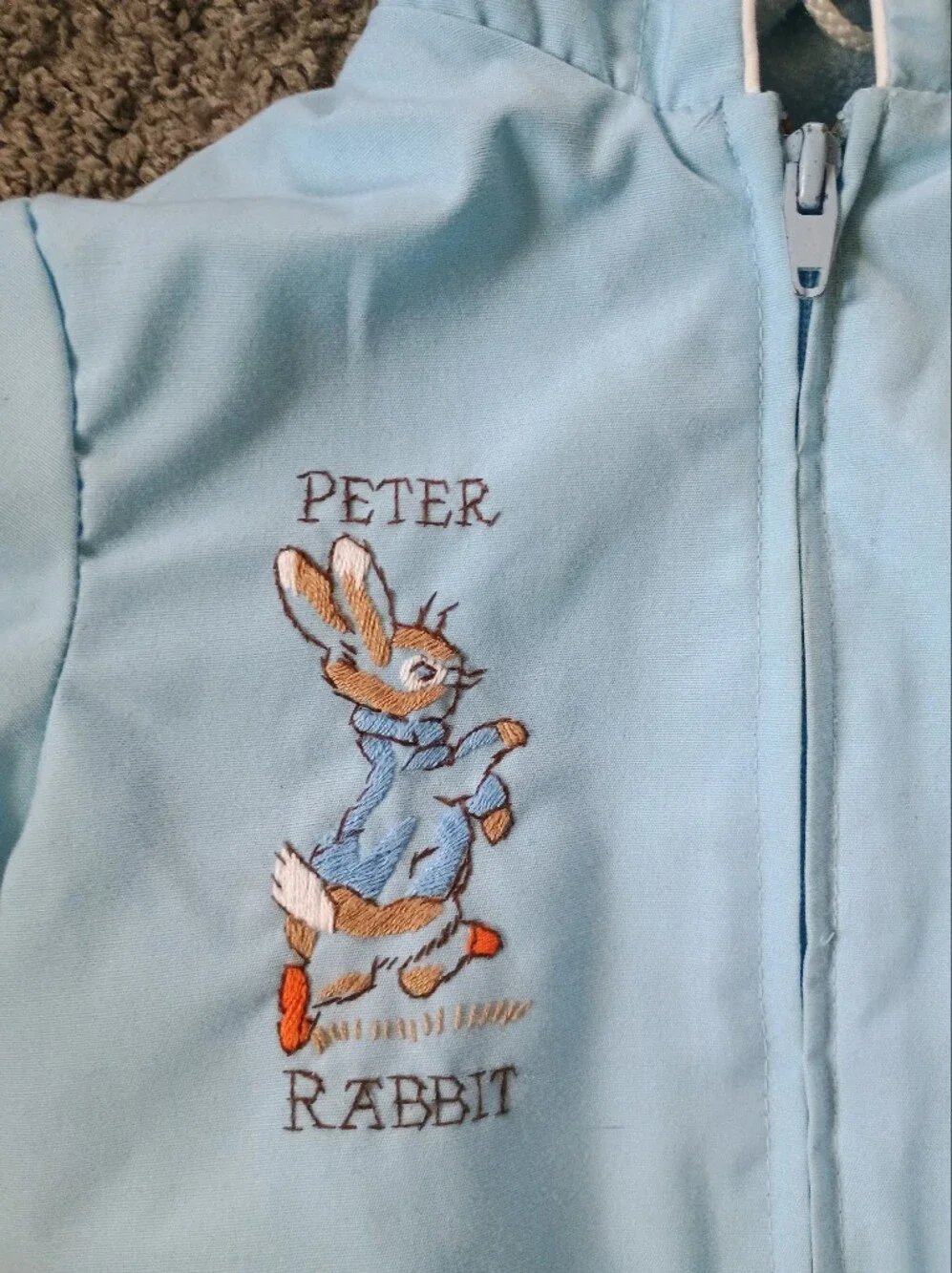 Light Blue Peter Rabbit Hooded Jacket - Picture 2 of 7